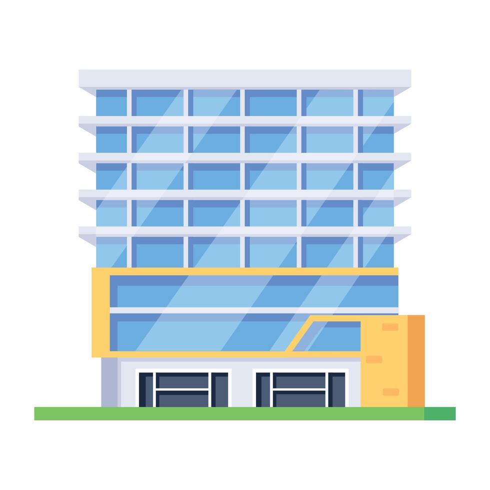 WebEasy to edit isometric icon of mart building vector
