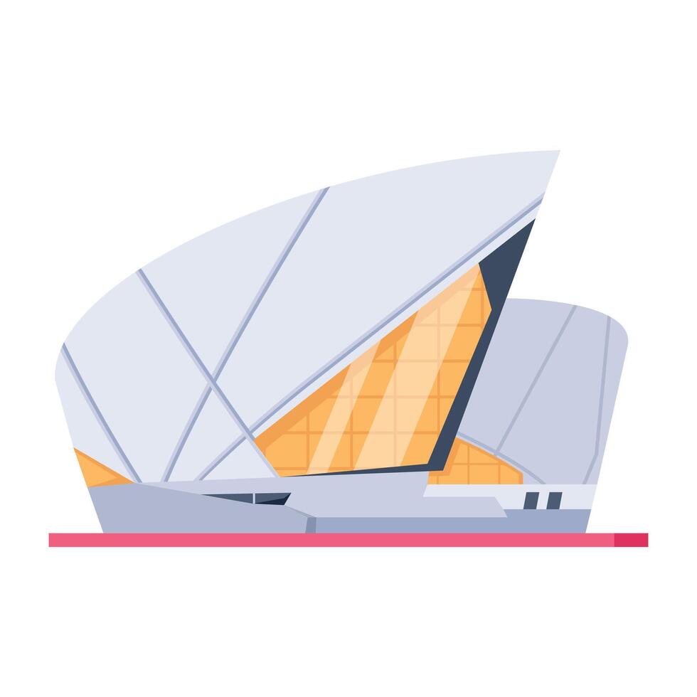 WebModern isometric icon of a retail center vector