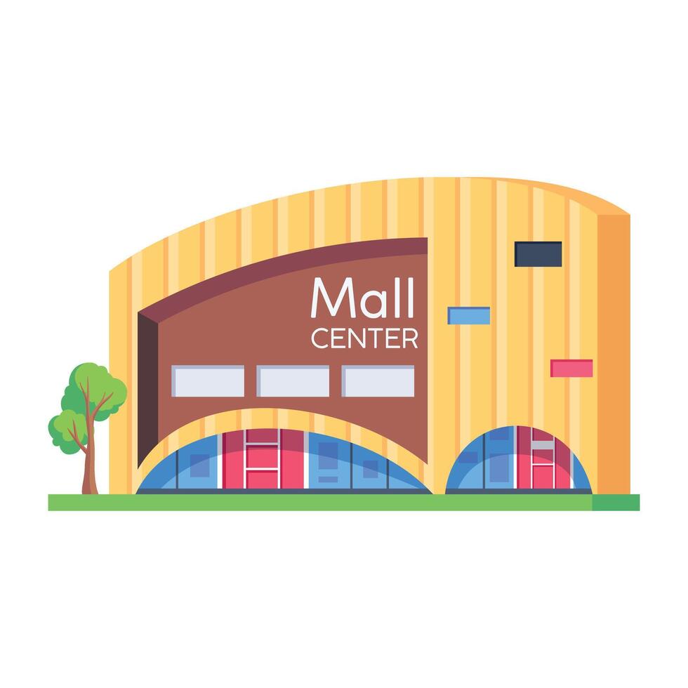 WebDownload this isometric icon of mall center vector