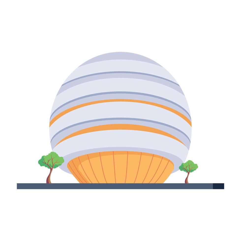 WebA well-designed isometric icon of modern mall building vector