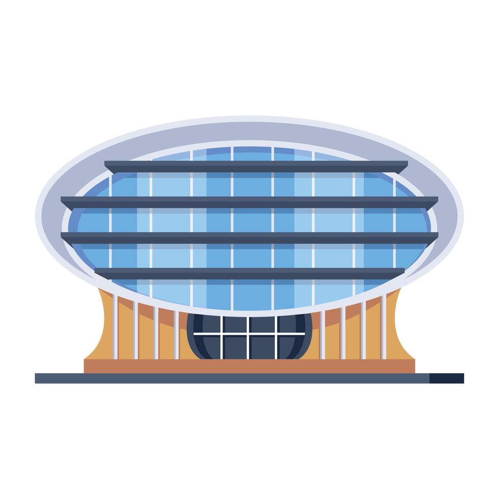 Check out this isometric icon of shopping center vector