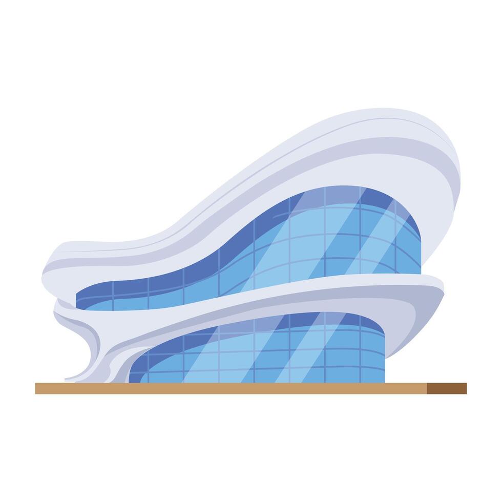 WebHandy isometric icon of a supermarket building vector