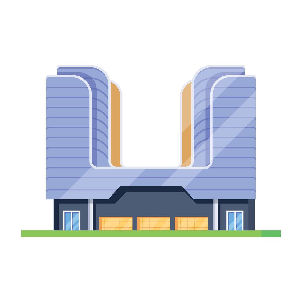 WebModern isometric icon of a shopping mart vector