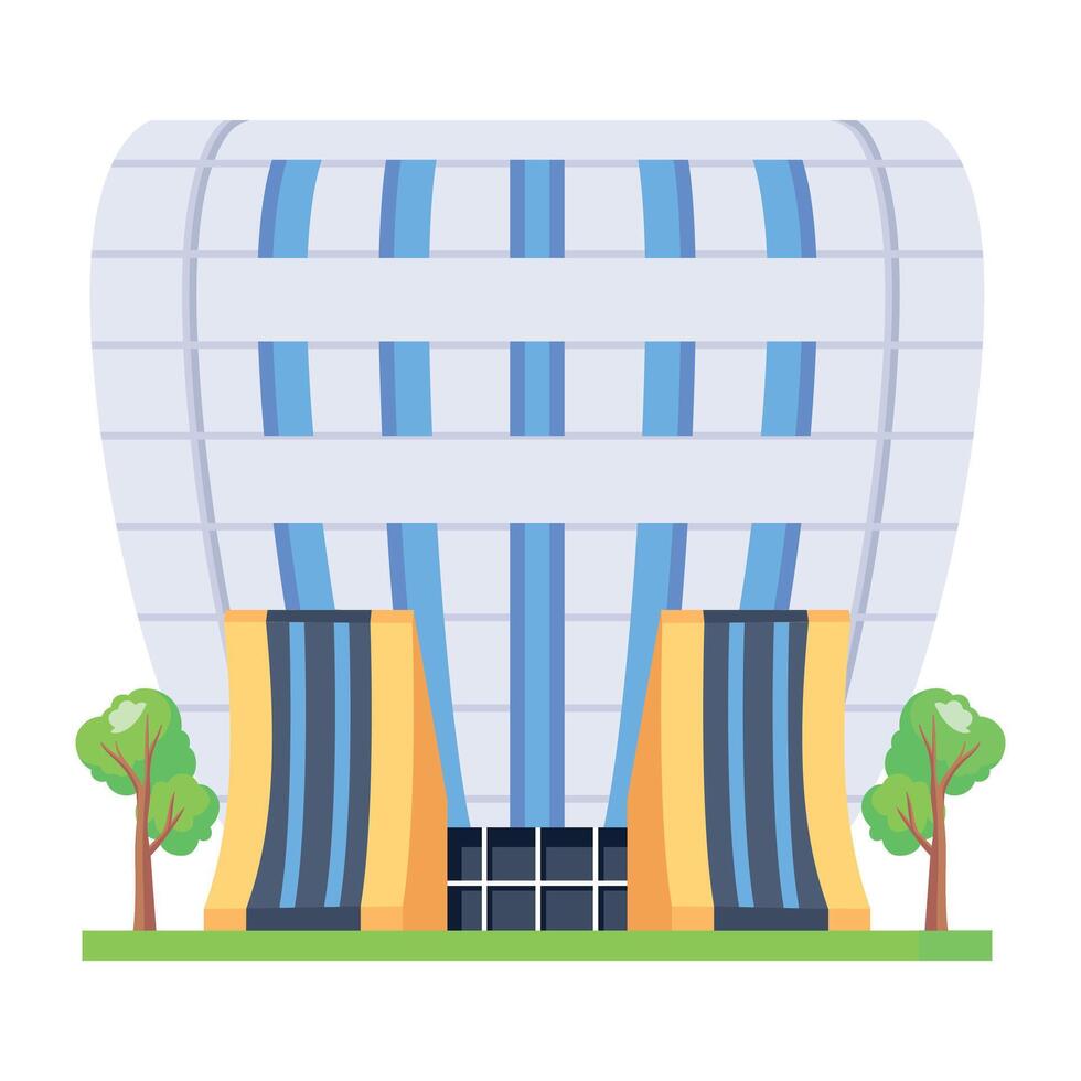 WeGet this isometric icon of a shopping mart b vector