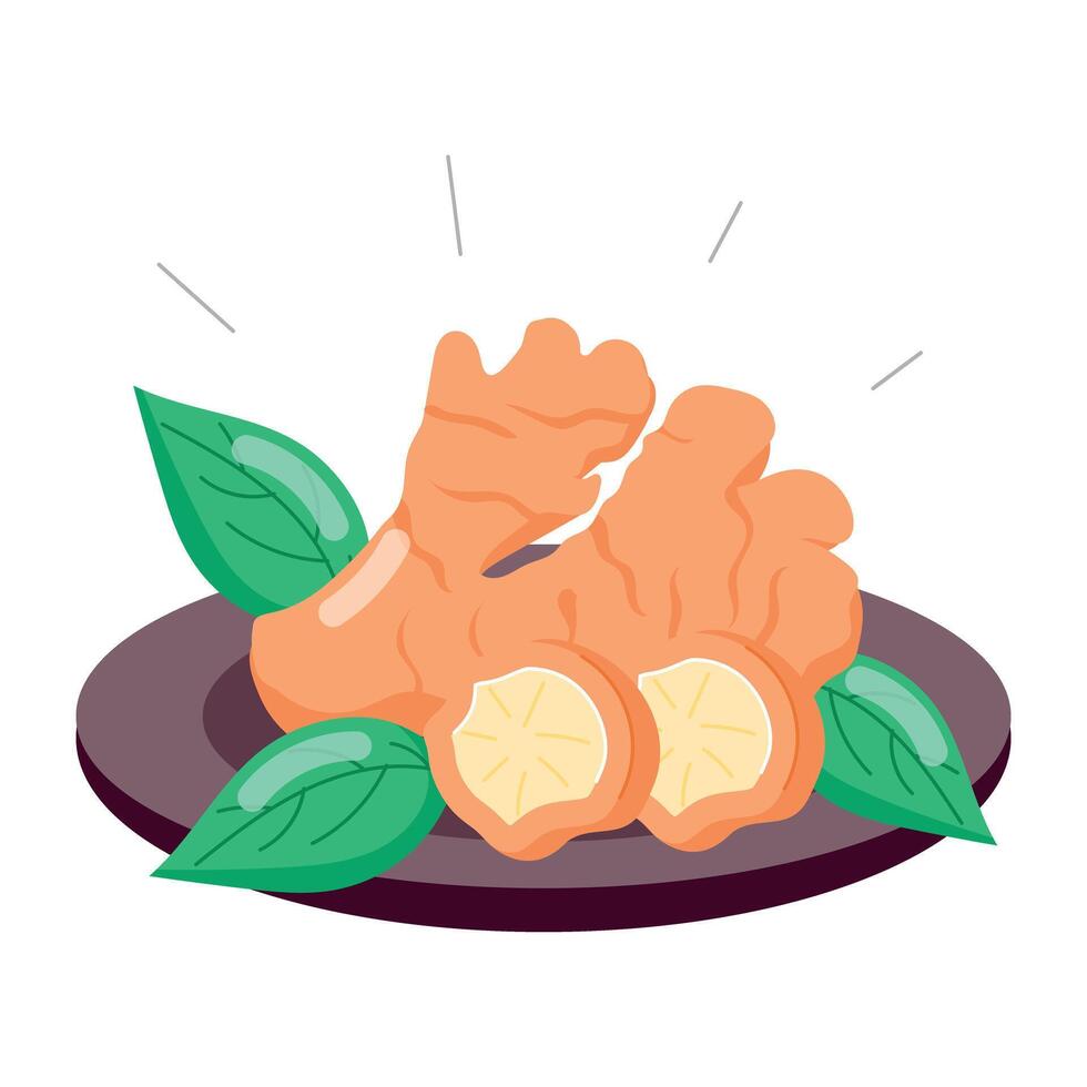 WebA flat style sticker of herbal pill vector