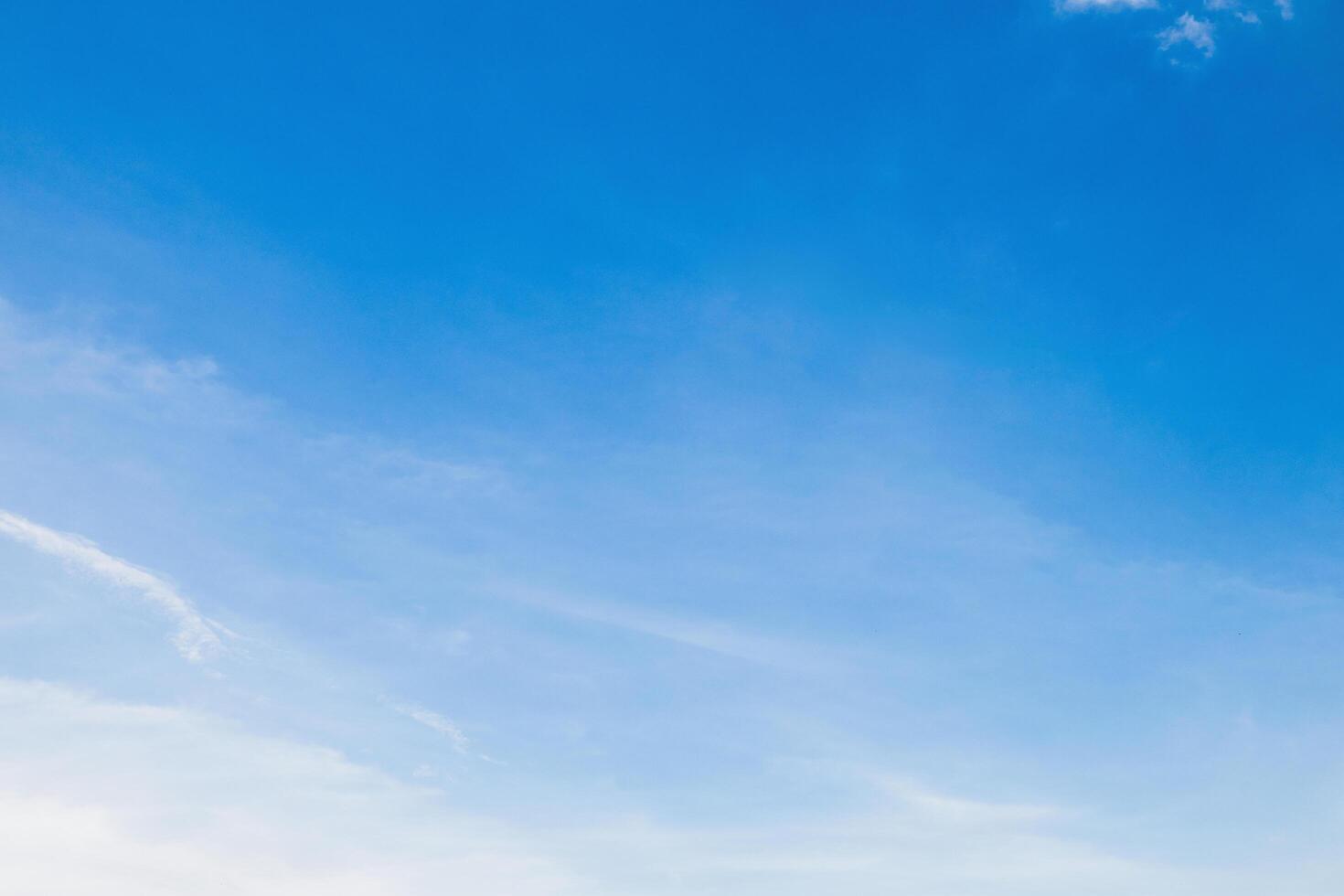 blue sky with no clouds. The sky is very clear and bright photo