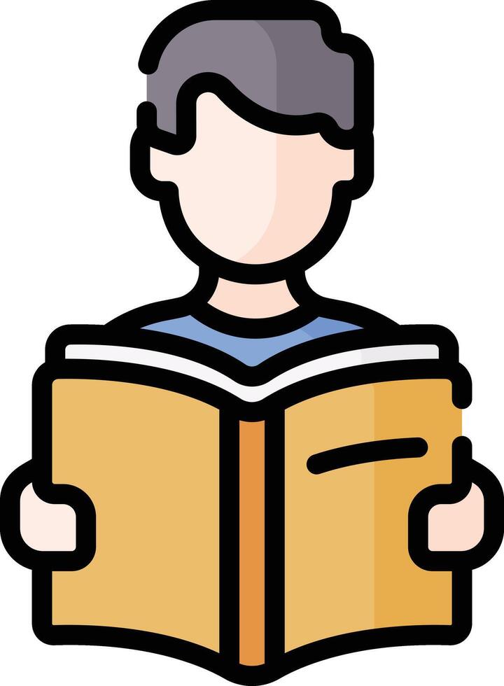 read illustration design vector