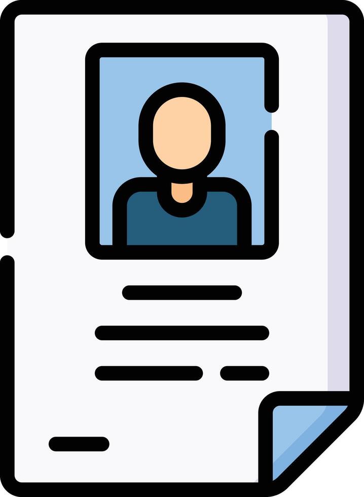 profile illustration design vector
