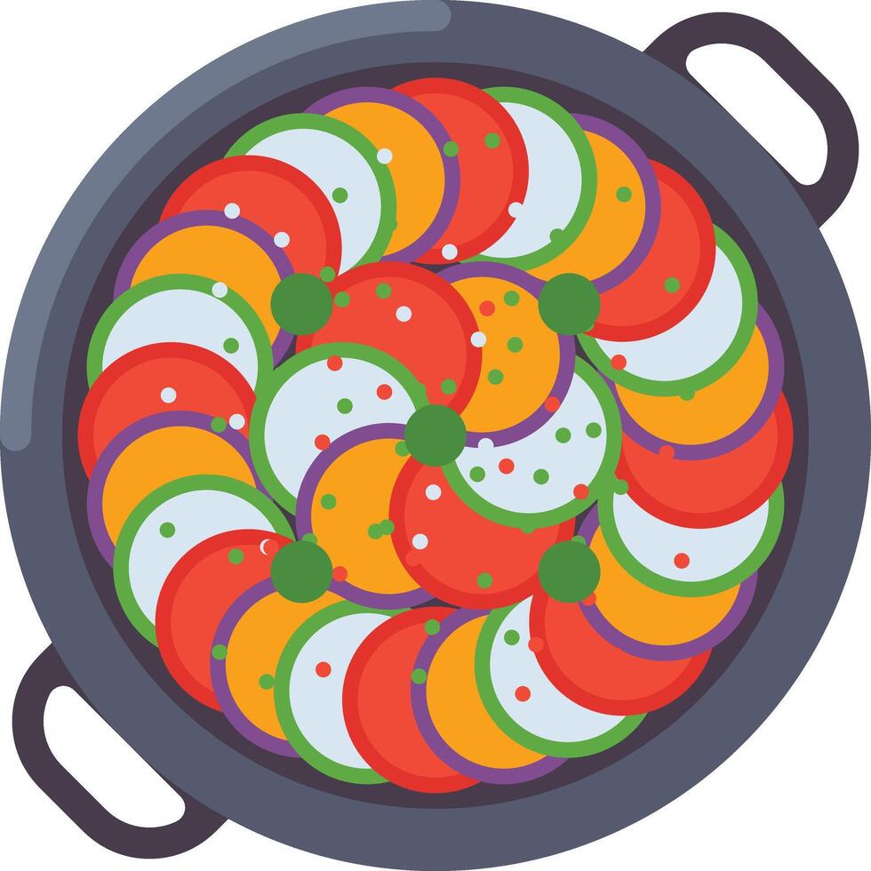 ratatouille illustration design vector