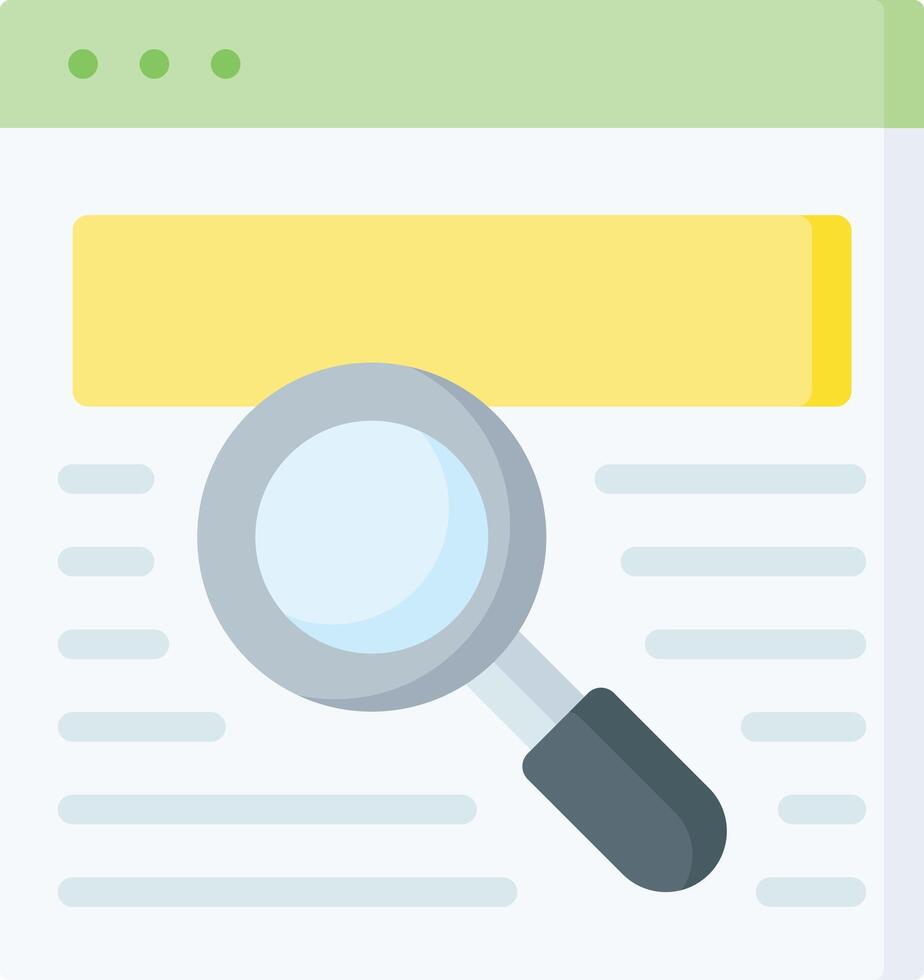 research illustration design vector