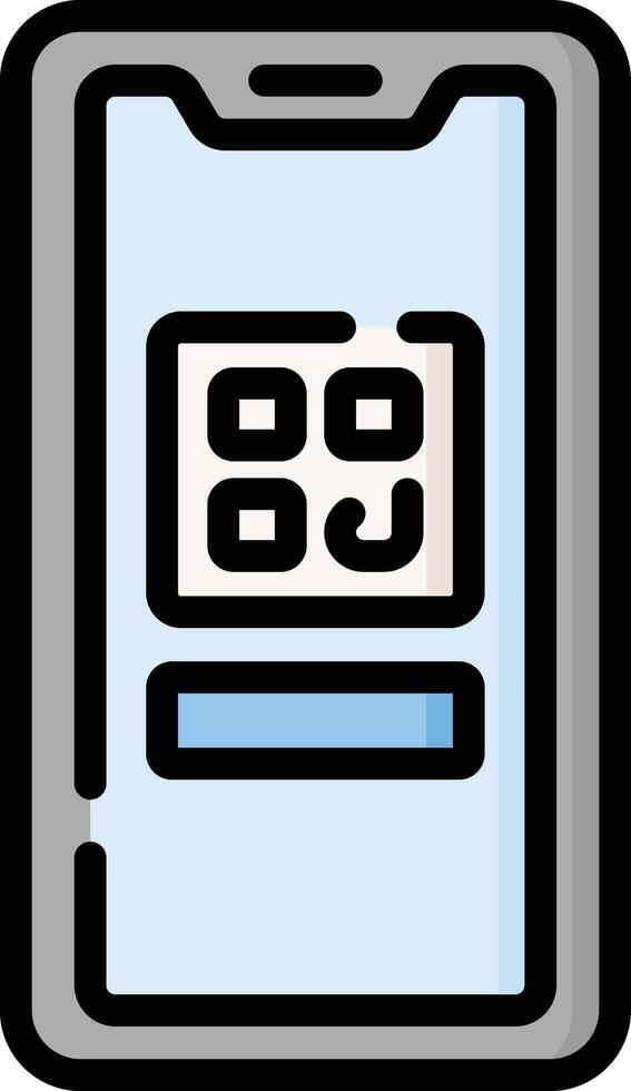 qr code illustration design vector