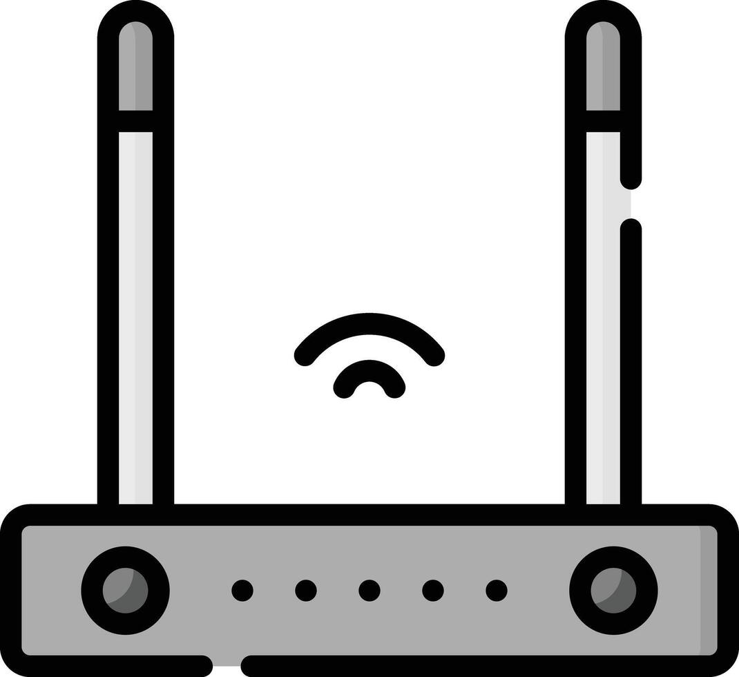 router illustration design vector
