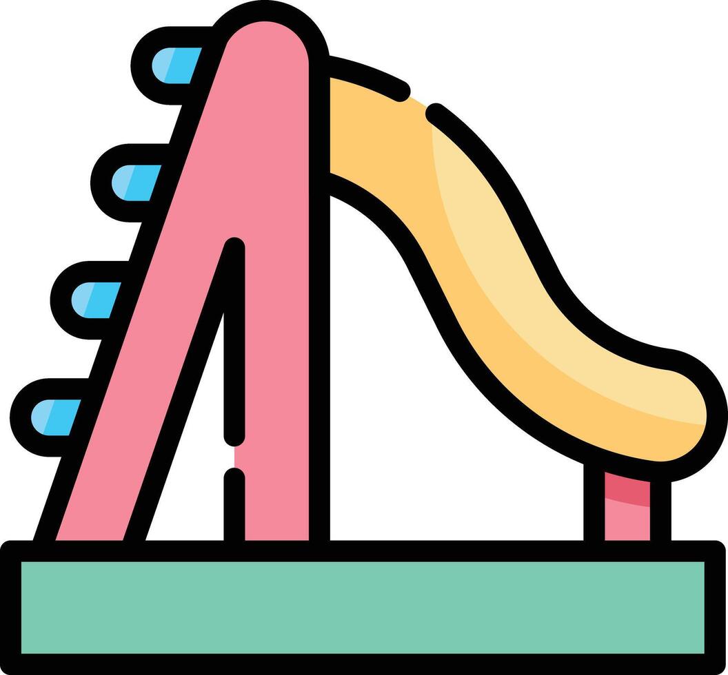 slide illustration design vector