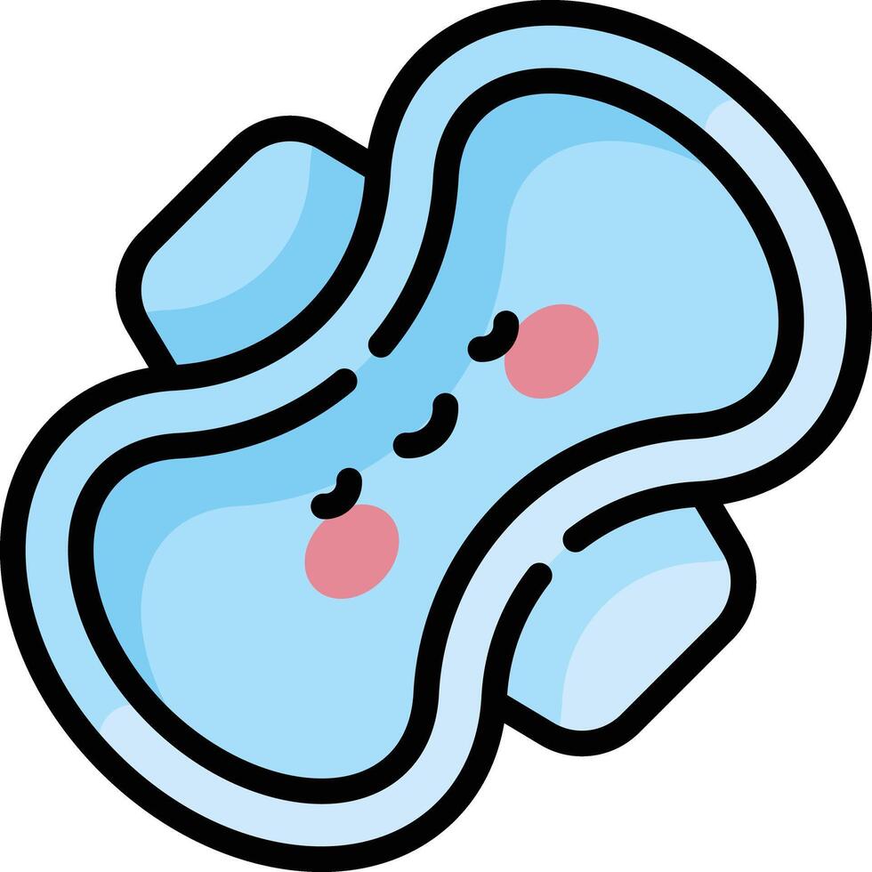 sanitary towel illustration design vector