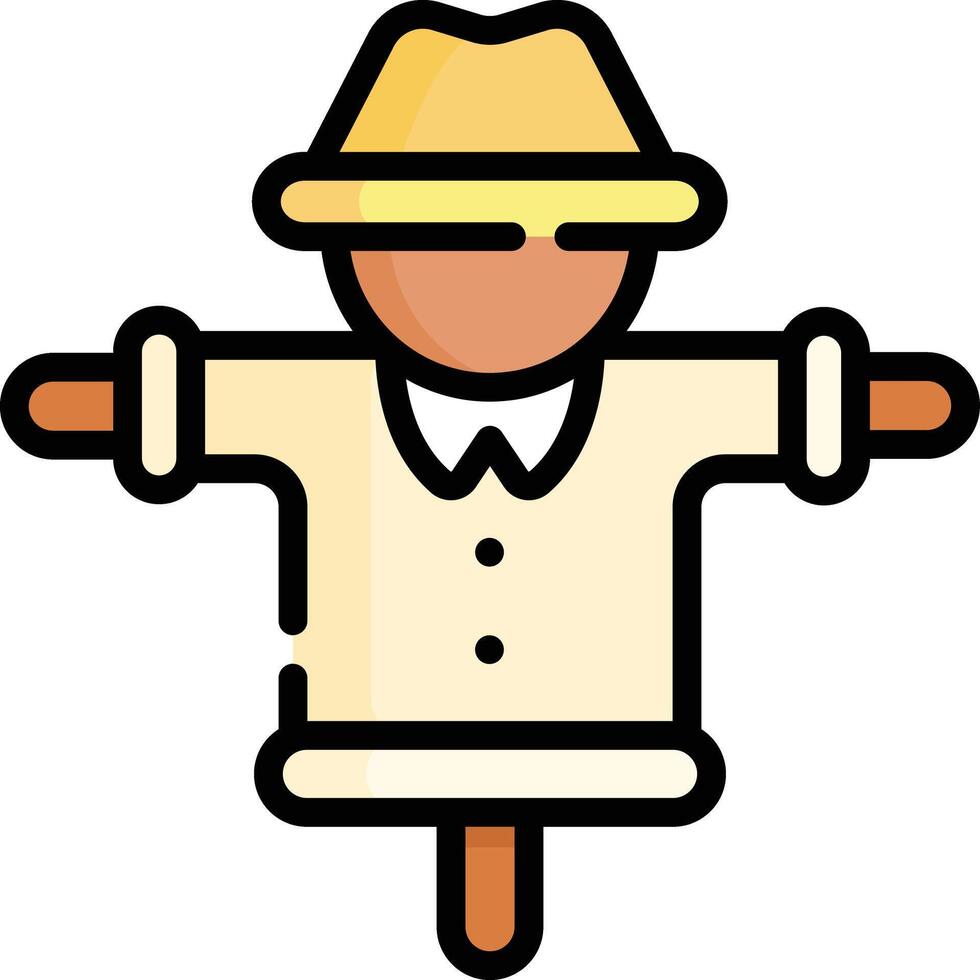 scarecrow illustration design vector