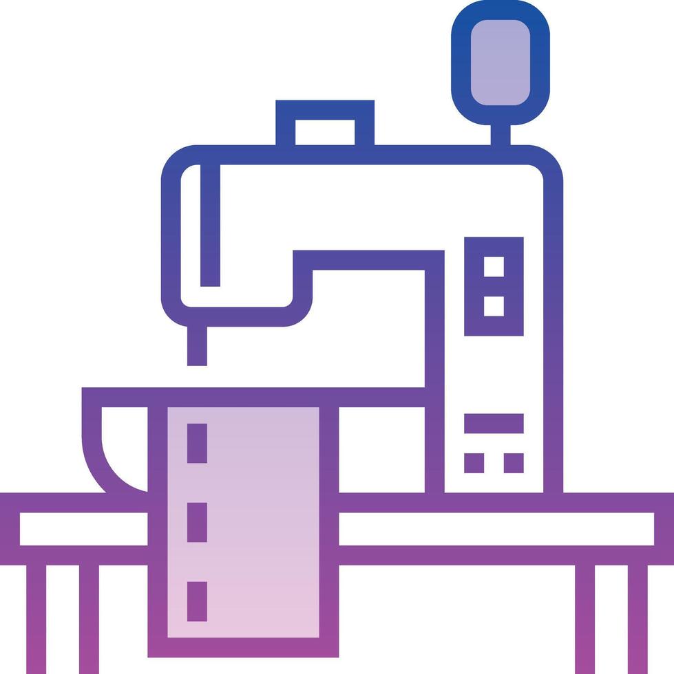 sewing machine illustration design vector