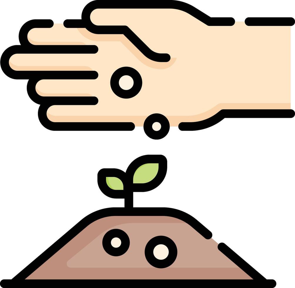 seeding illustration design vector