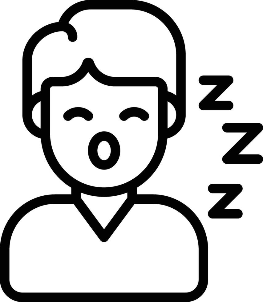 sleeping illustration design vector
