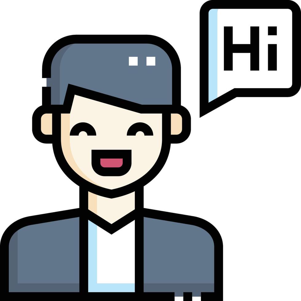 translator illustration design vector