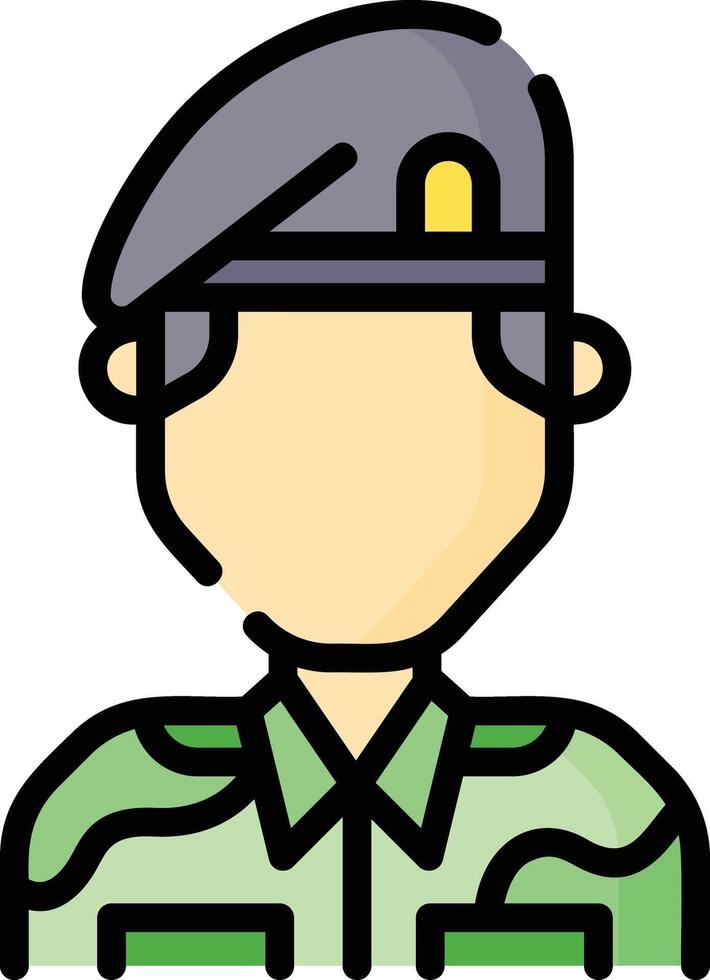 soldier illustration design vector