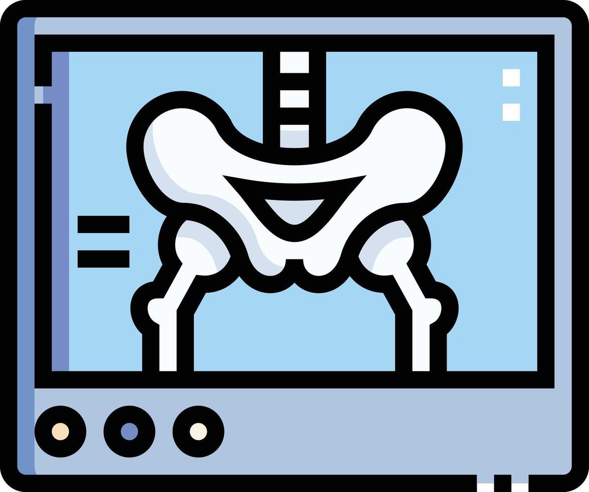 x rays illustration design vector