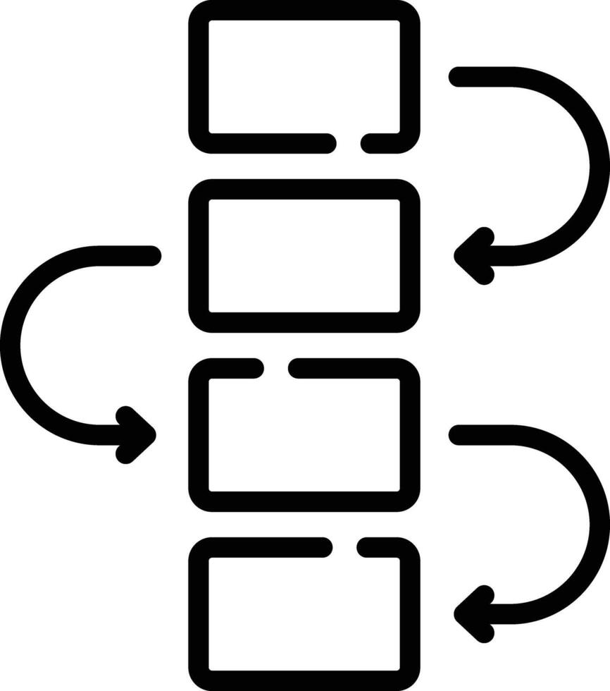 workflow illustration design vector