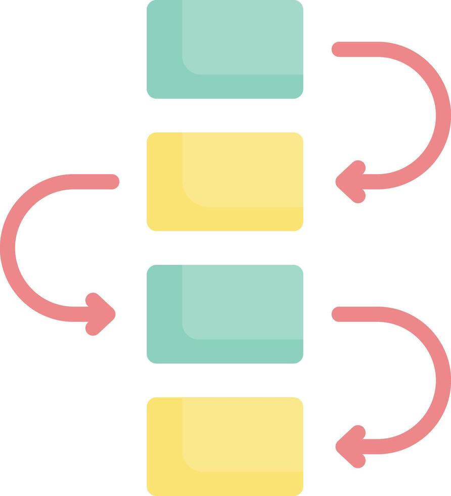 workflow illustration design vector