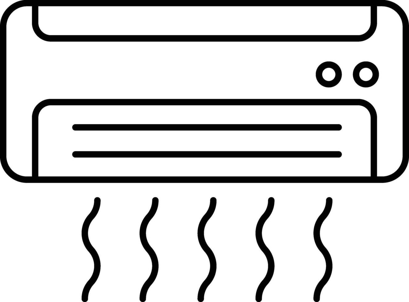air conditioner illustration design vector