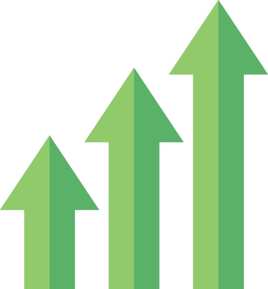 increase illustration design vector