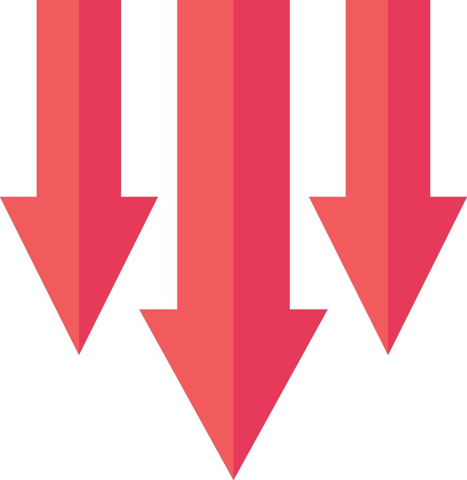 decrease illustration design vector