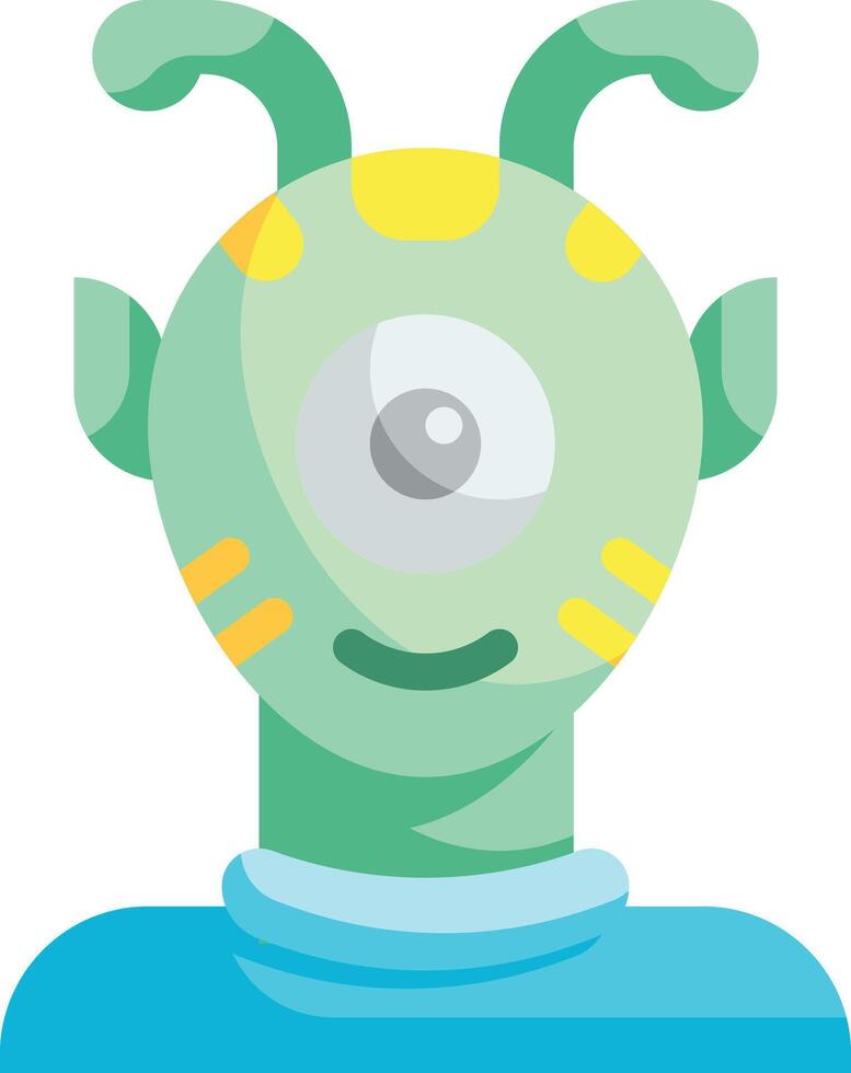 alien illustration design vector