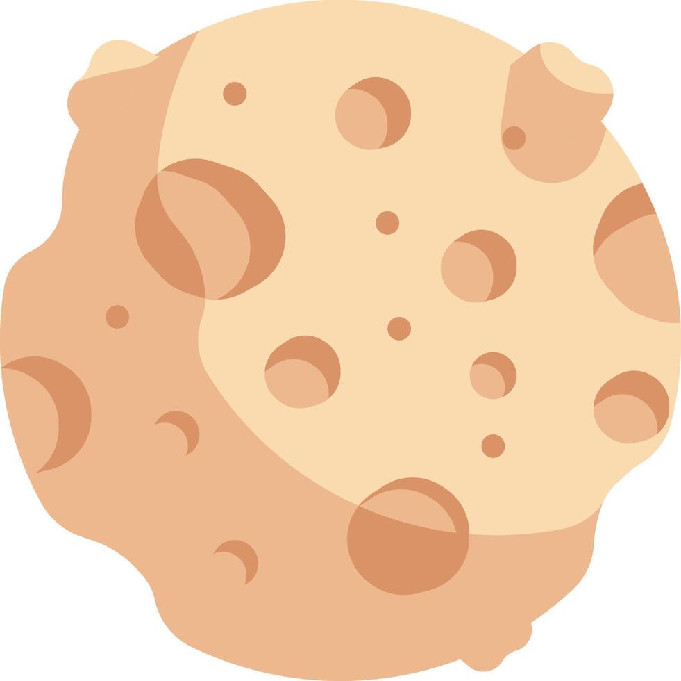 Asteroid illustration design vector