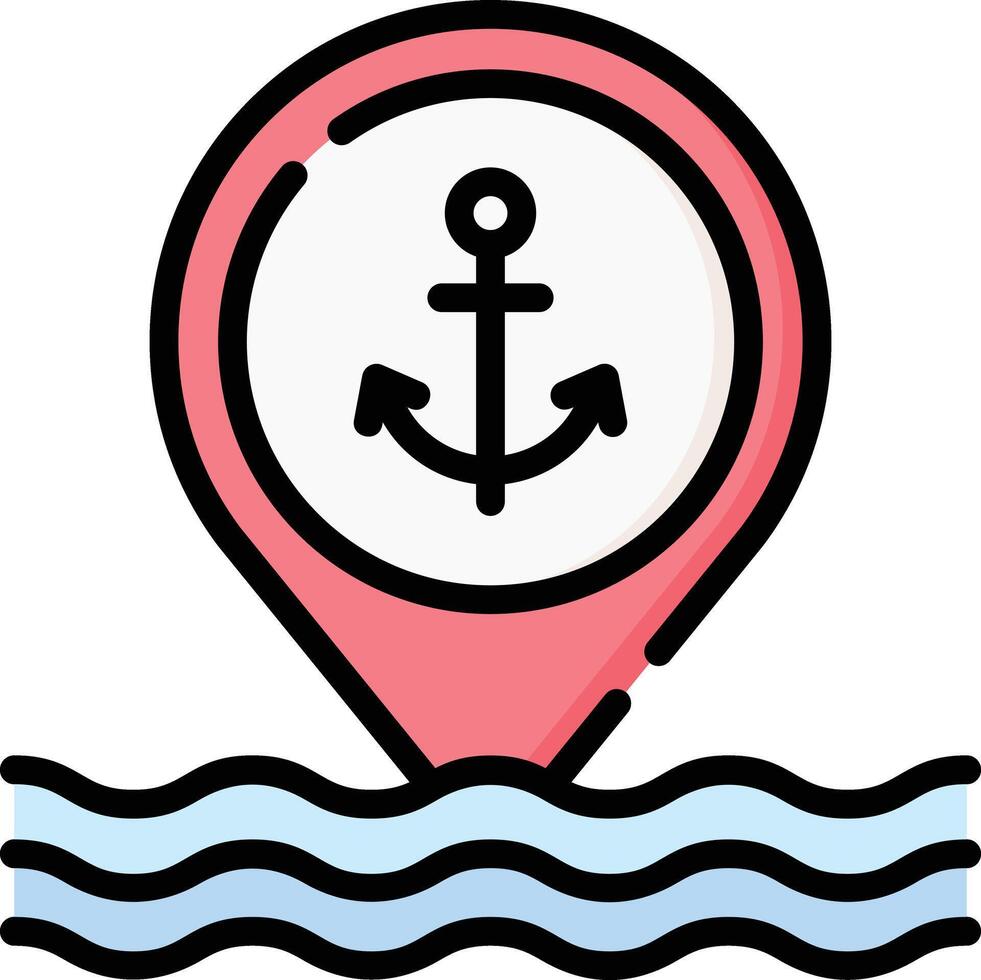 anchor illustration design vector