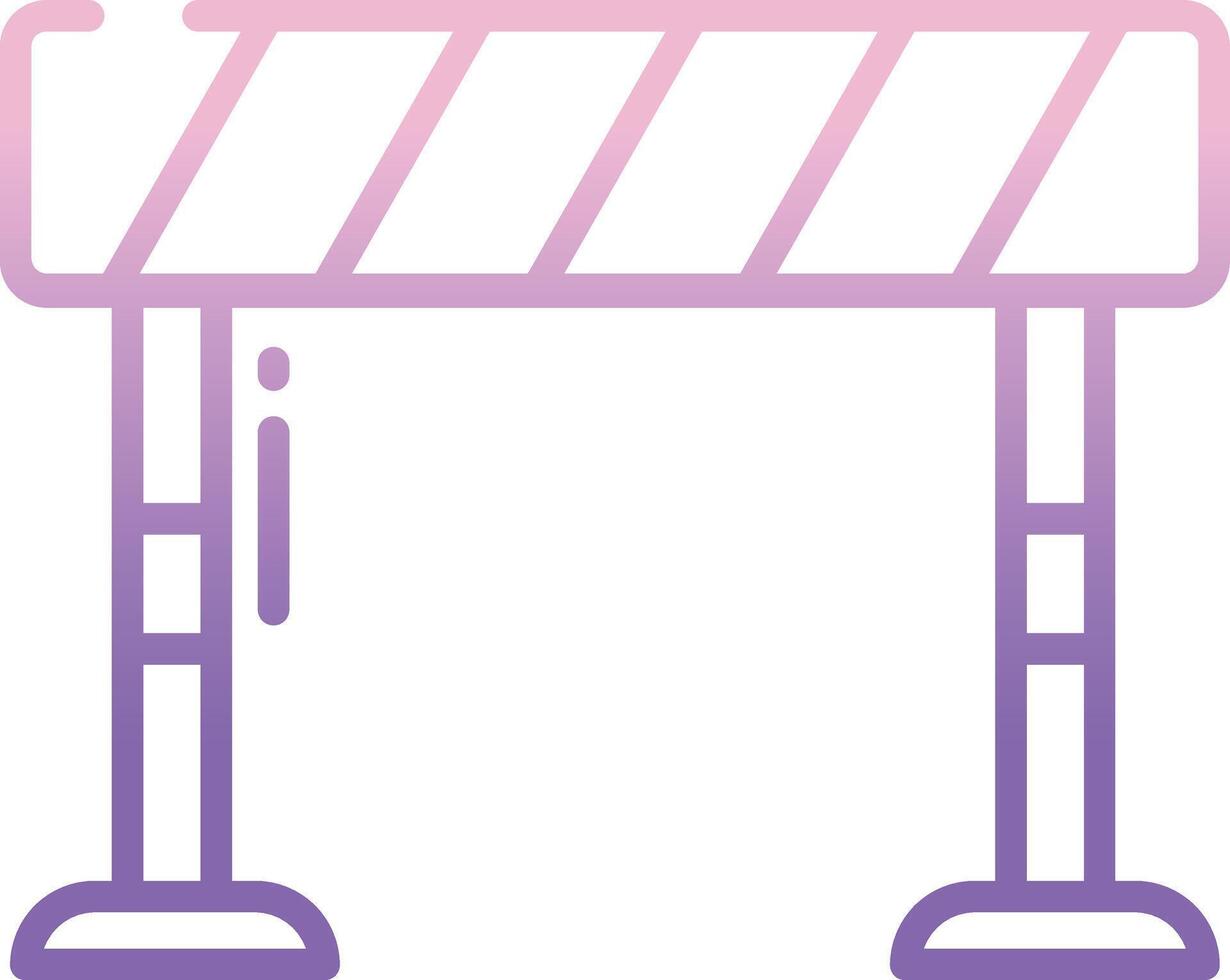 barrier illustration design vector