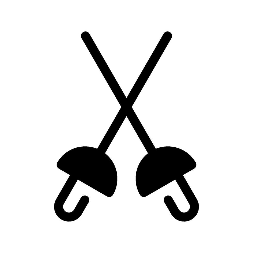 Fencing Sword Icon Symbol Design Illustration vector