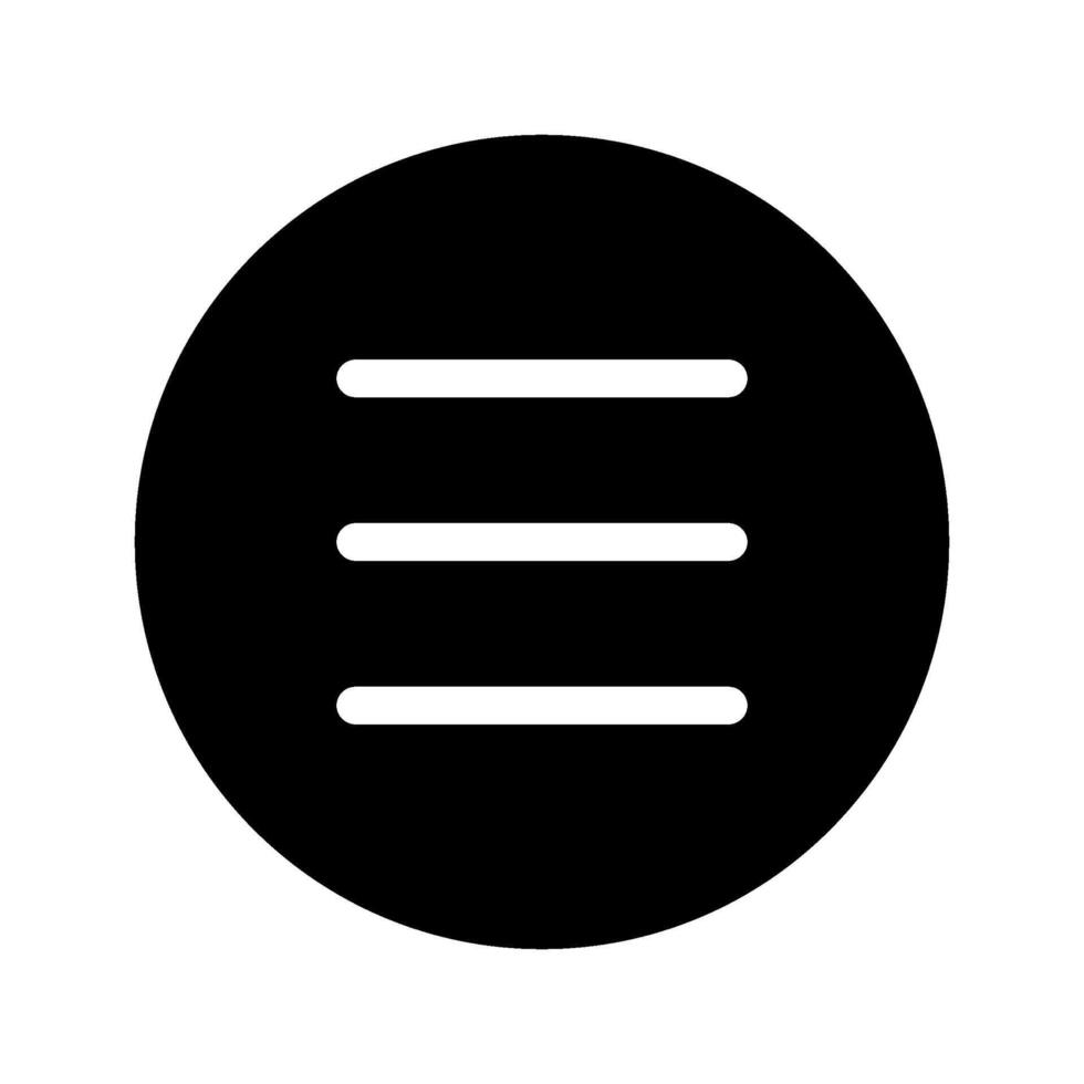 Menu Icon Symbol Design Illustration vector