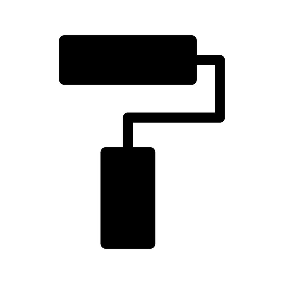 Paint Roller Icon Symbol Design Illustration vector