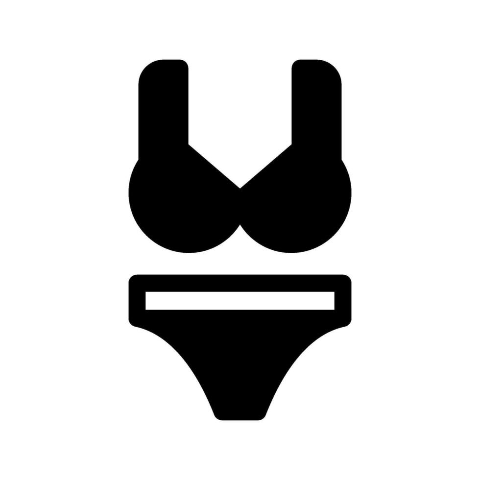 Bikini Icon Symbol Design Illustration vector