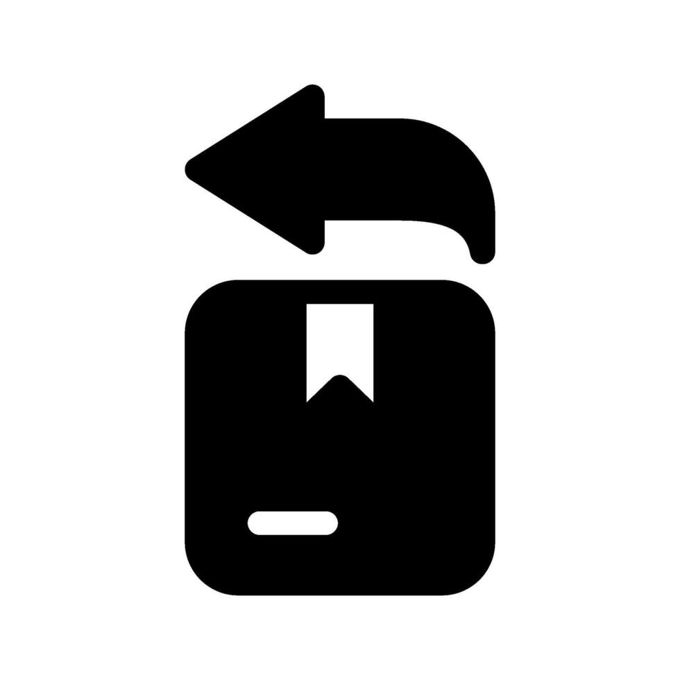 Product Return Icon Symbol Design Illustration vector