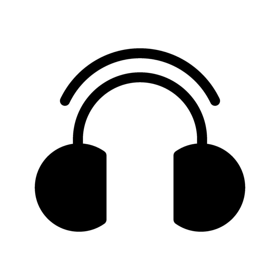 Headphone Icon Symbol Design Illustration vector