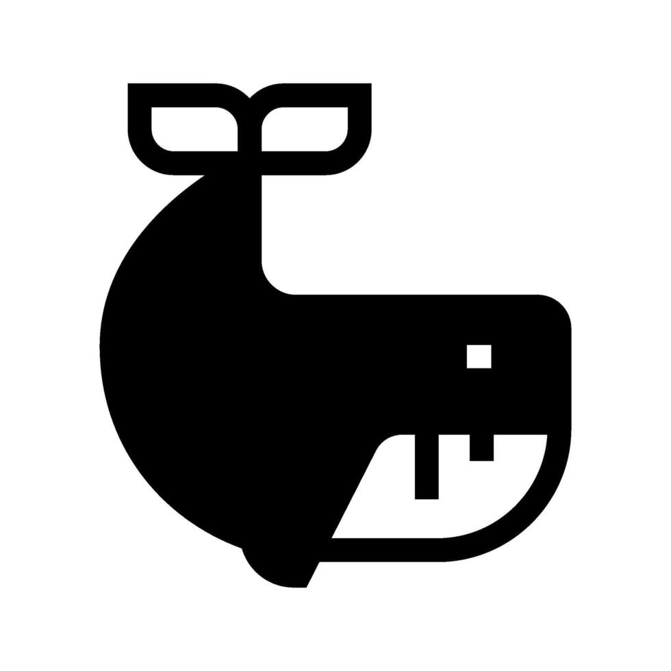 Whale Icon Symbol Design Illustration vector
