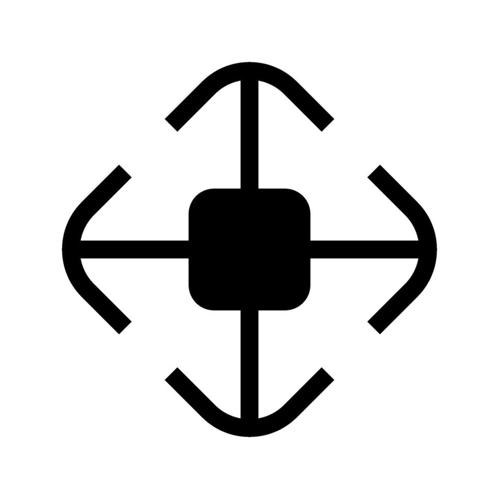 Move Icon Symbol Design Illustration vector