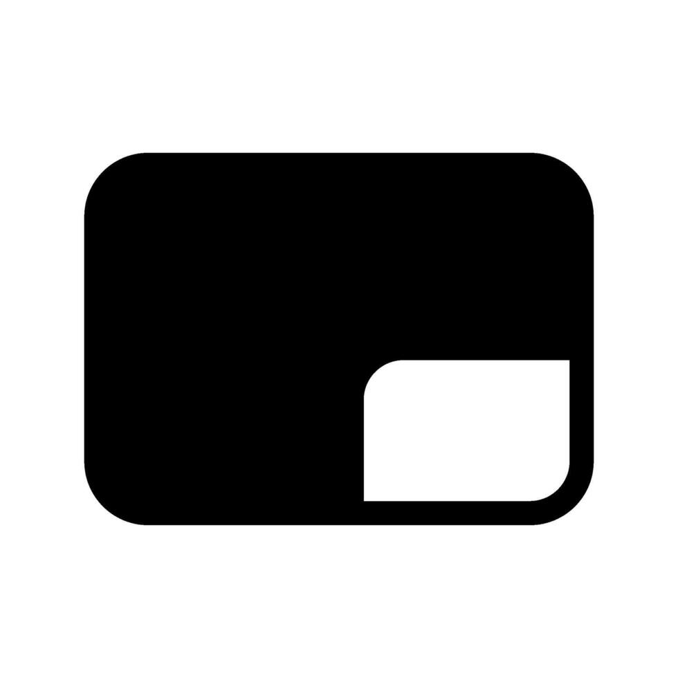 Miniplayer Icon Symbol Design Illustration vector