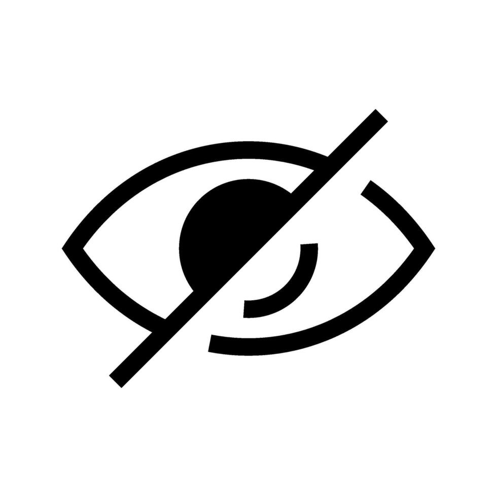 Hidden Icon Symbol Design Illustration vector