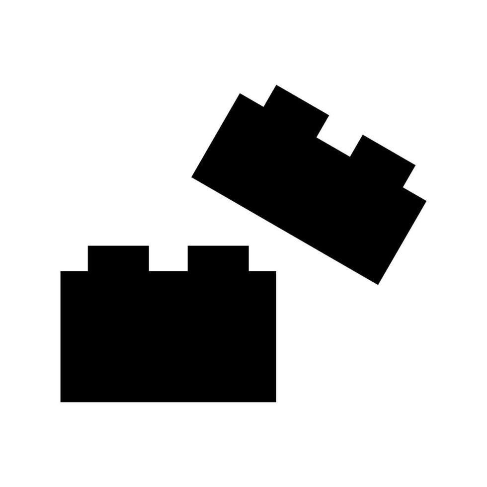 Toy Bricks Icon Symbol Design Illustration vector
