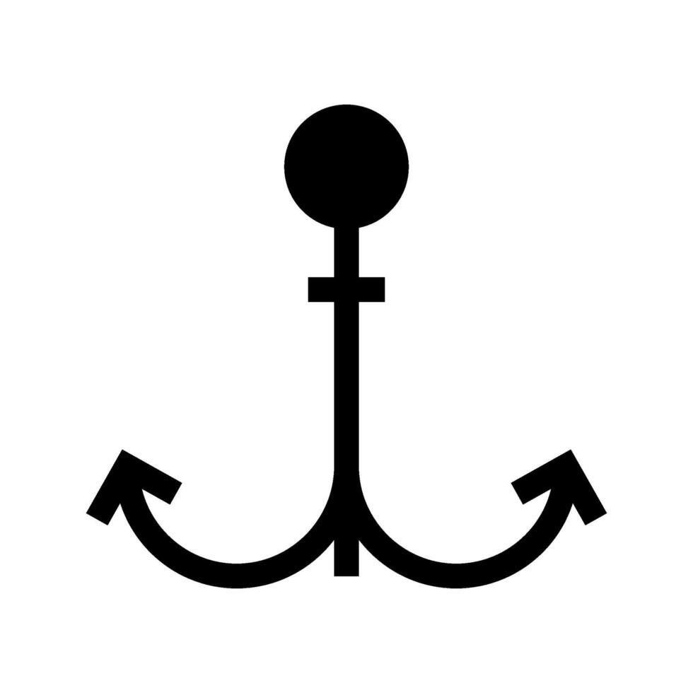 Anchor Icon Symbol Design Illustration vector
