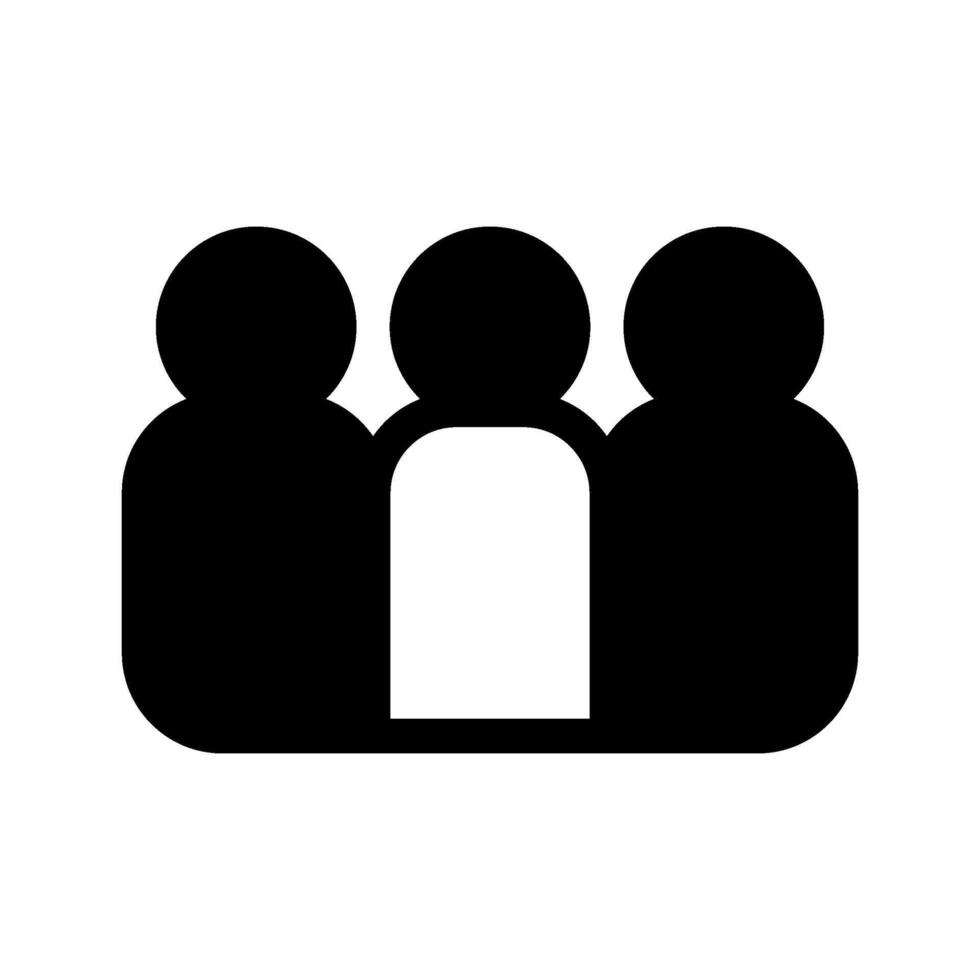 Group Icon Symbol Design Illustration vector