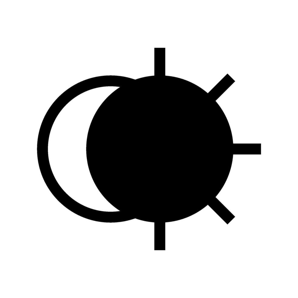 Light Mode Icon Symbol Design Illustration vector