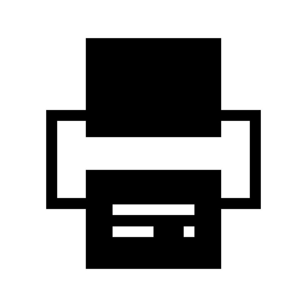 Print Icon Symbol Design Illustration vector