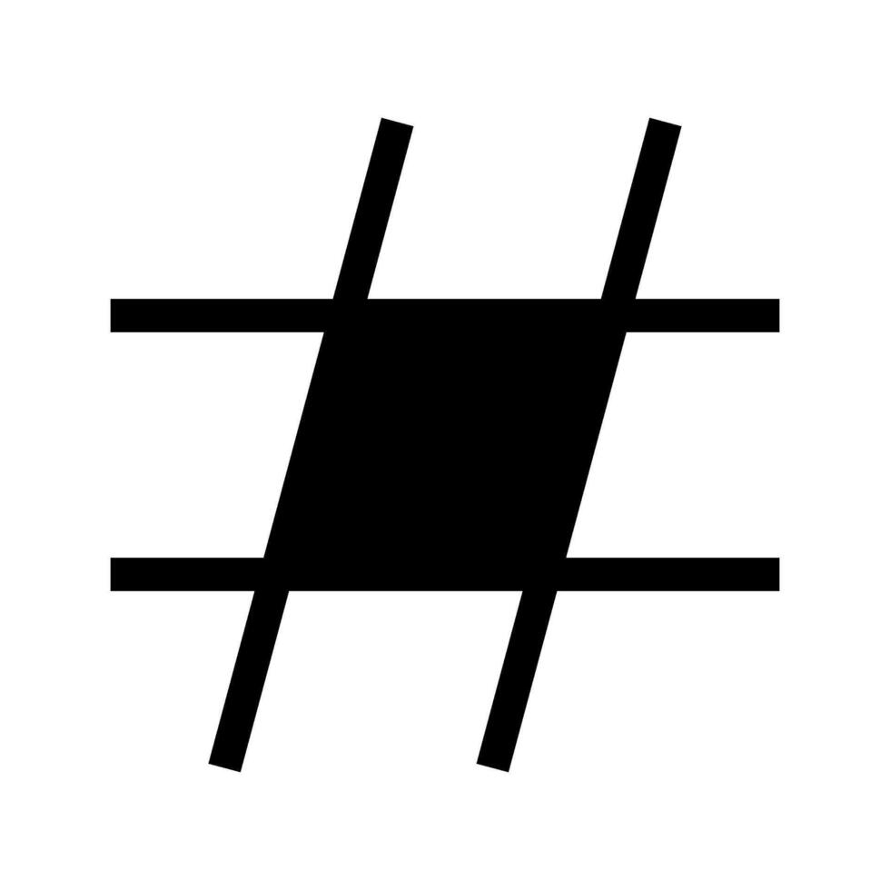 Hashtag Icon Symbol Design Illustration vector